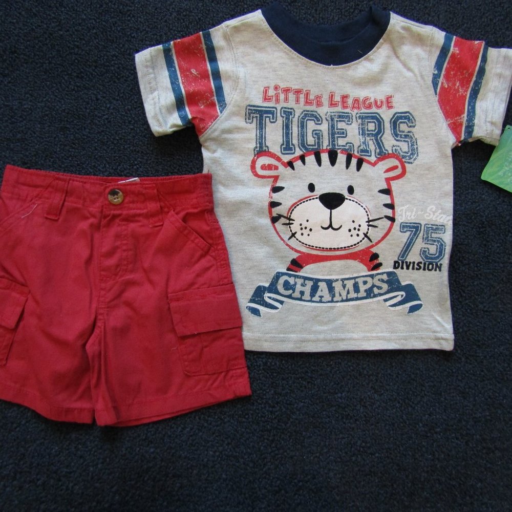 Boyz Wear 2 piece shorts outfit 12 months